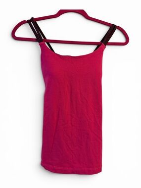 Patagonia Women's Double-Strap Magenta Tank Top Padded Built In Bra